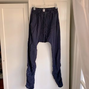 NSF drop crotch harem pants.